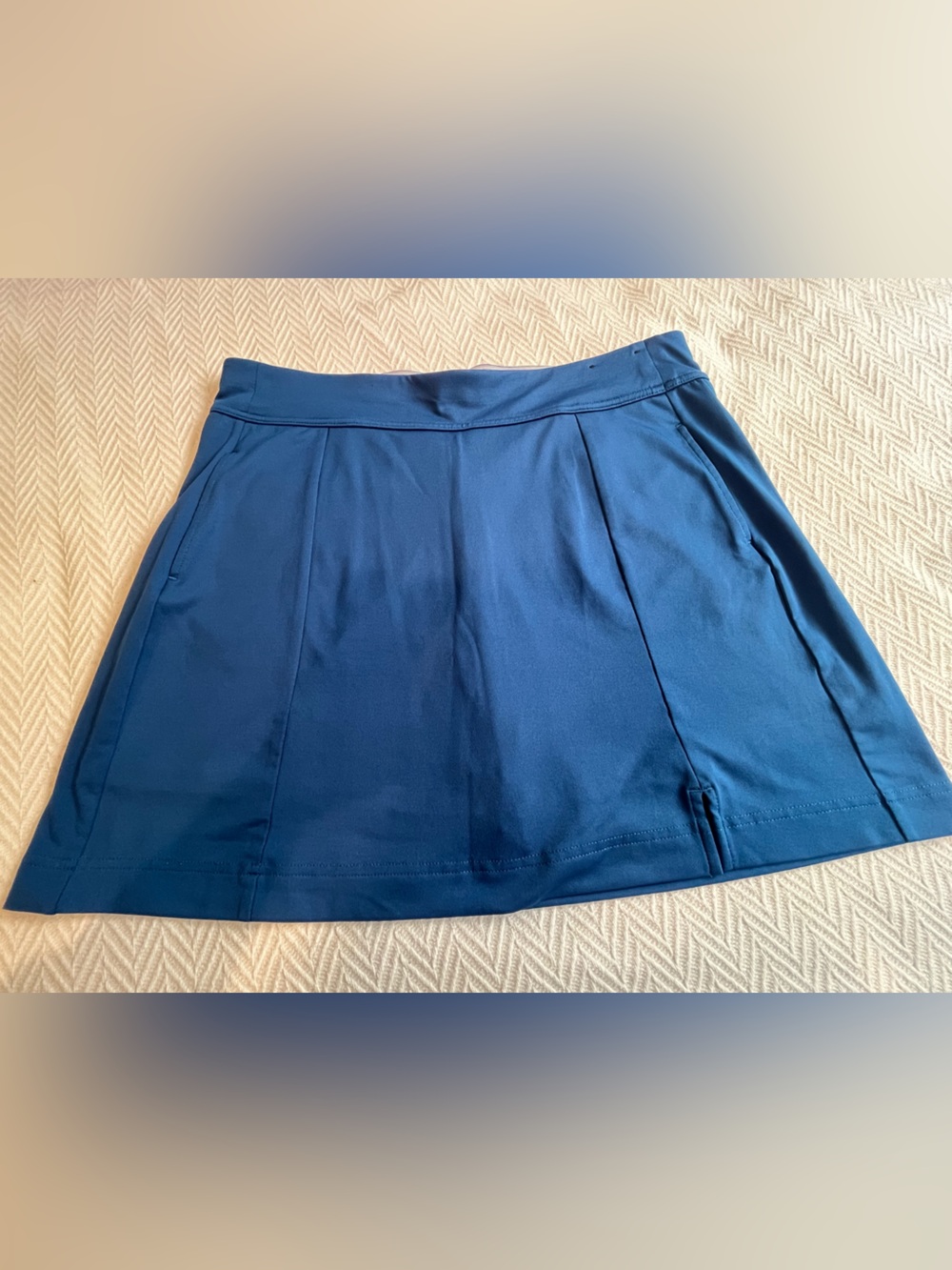 Lady Callaway Blue Golf Skort w/Pockets Size Large 17” Length